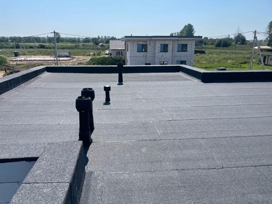 Фото с кровельного объекта Ленкровля